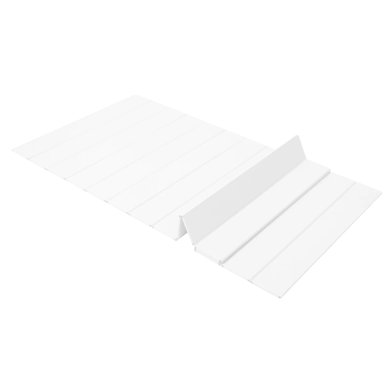 Badewannenabdeckung, Faltbares Design, Pvc-material, Rechteckige Form, Weiss