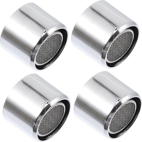 4-teiliger Wasserhahn-luftsprudler, Spülbeckenfilter-luftsprudler, Waschtischmischer, 20-mm-innengewinde-durchflussbegrenzer, Wassersparend, Spritzfrei, Für Küche Und Bad