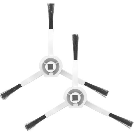 Paar Ersatz-seitenbürsten Für Dreame D9, F9, L10 Pro, D10 Plus, D10s, D9 Plus, D9 Max, F9 Pro, D10 Plus Gen 2. Spiralform Zur Entfernung Von Schmutz Aus Ecken Und Kanten.