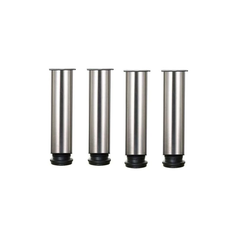 Pied De Meuble-lot De 4 Pieds De Meubles De Hauteur Réglable En Acier Inoxydable Pour Canapé Table Armoires - 25cm - 25cm -