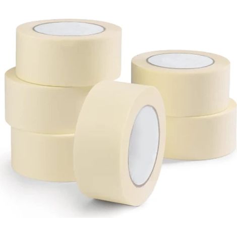 Abklebe- Und Malerband – Hinterlässt Keine Rückstände – Erhältlich Im 6er-pack – 48 Mm X 50 M