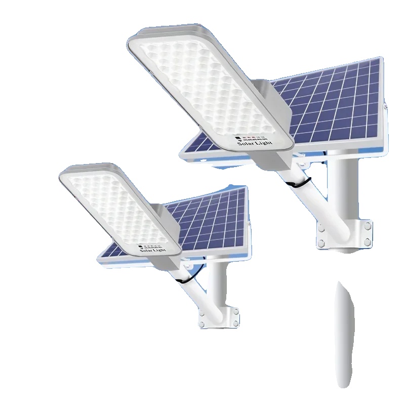 Solar-straßenlaterne, Led-beleuchtung, Wasserdichtes Design, 6000mah-2pack