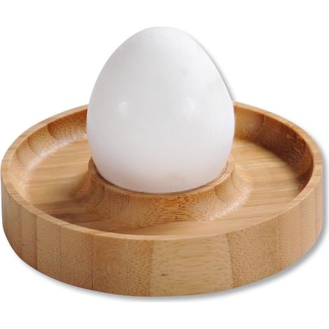 4er-set Eierbecher, Material: Bambus, Maße: Ø 10 Cm, Höhe: 2 Cm, Farbe: Braun 58165