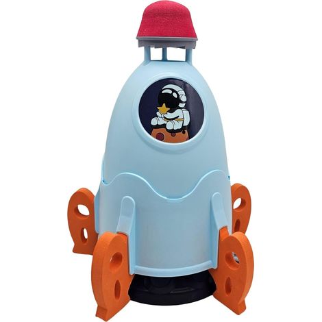 60216 Raketen-wassersprinkler – 360°-wassersprühfunktion – Für Kinder Ab 3 Jahren – Mit Gartenschlauchanschluss – Mehrfarbig – 23,5 X 21,5 X 27,5 Cm