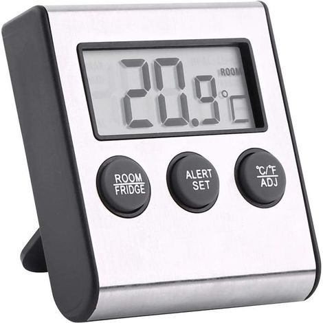 Digitales Lcd-thermometer Mit Sonde Für Kühlschränke, Temperaturüberwachung -50 °c Bis 70 °c