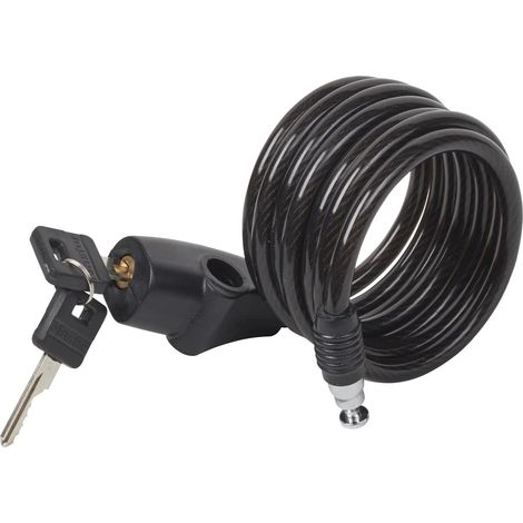 Fahrradschlosskabel [1,8 M Kabel] [schlüssel] [outdoor] 8126eurdpro – Ideal Für Fahrräder, E-bikes, Skateboards, Kinderwagen, Rasenmäher Und Andere Geräte
