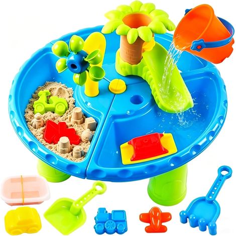 Spielzeug Für 3- Bis 8-jährige, Spiele Für 3-jährige, Spielzeug Für 4-jährige, Wasser- Und Sandtisch, Wasser- Und Sandtisch Für Draußen, Geschenk Für Mädchen Und Jungen Im Alter Von 3 Bis 8 Jahren
