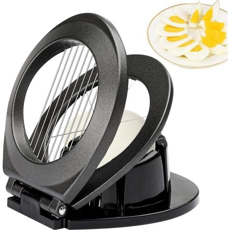 Eierschneider Aus Edelstahl 304, 2-in-1 Profi-eierschneider (spülmaschinenfest)