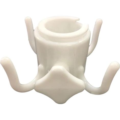 Verstellbarer Strandschirm Mit 4-punkt-metallhaken, Weiß, Quadratisch, Strandaccessoire Für Kleine Persönliche Gegenstände, Einfach Zu Montieren Und Leicht