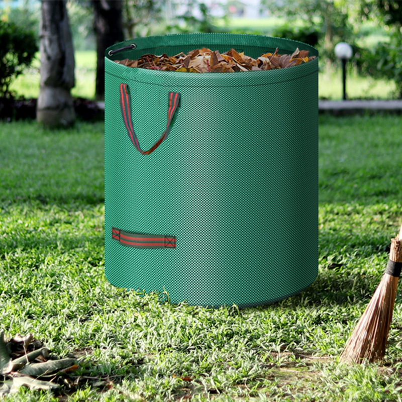 Gartensack 500l (80x100 Cm) – Robuster Müllsack Für Laub, Unkraut Und Pflanzenabfälle – Großer Außen-aufbewahrungsbehälter-lsw