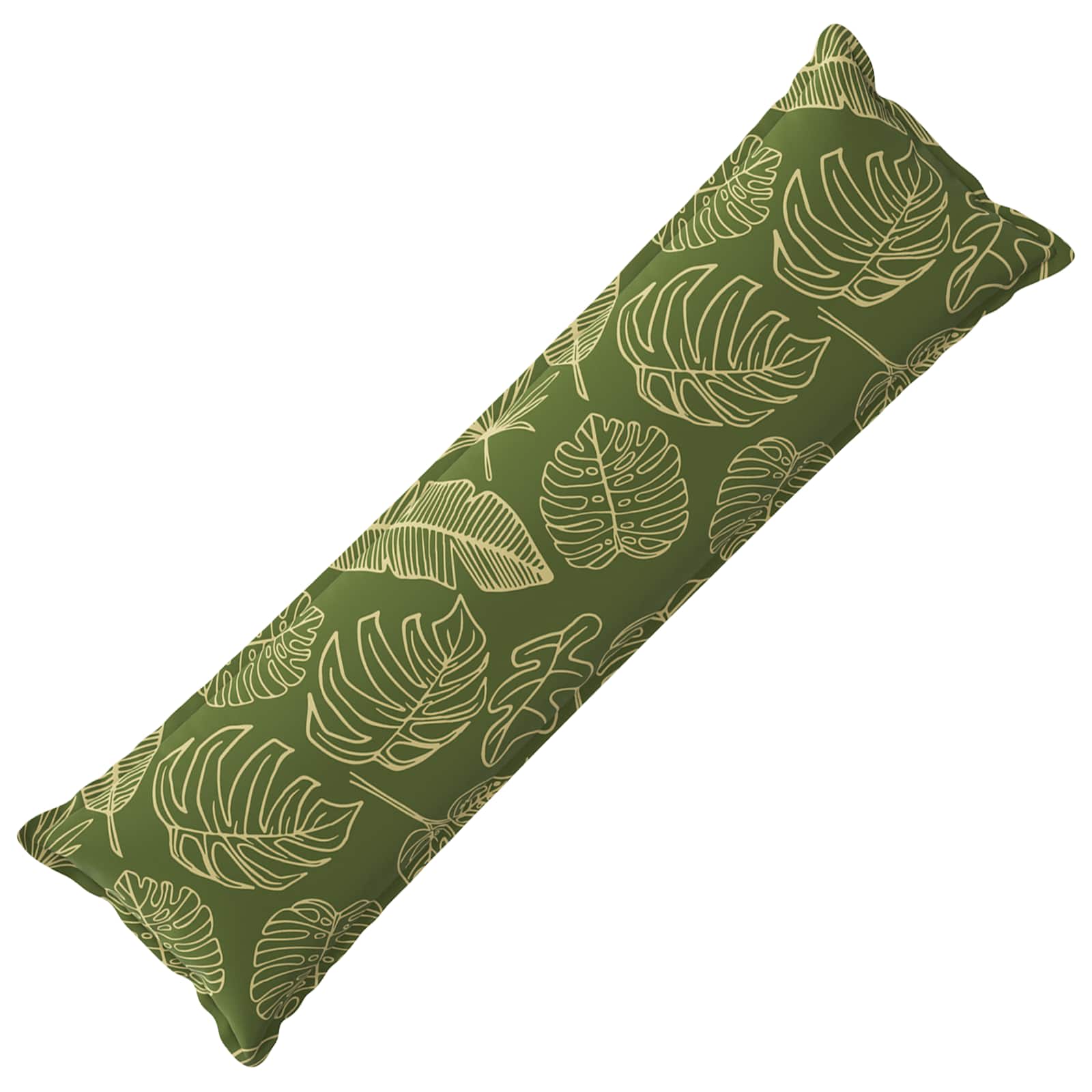 Kissen Blatt Houten Blattdesign 40 X 145 Cm Polyester Vidaxl