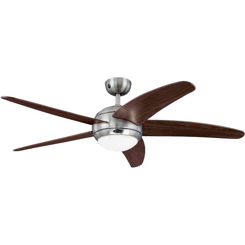 [gebraucht] B-ware Westinghouse Deckenventilator Ventilator Aluminium 60w 132cm Mit Fernbedienung