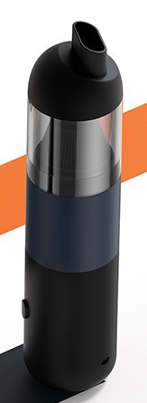 Tragbarer Mini-kabellosstaubsauger, Wiederaufladbar Für Büro Und Auto, Kaffee-staubreinigung, Modell V01 Schwarz-lsw
