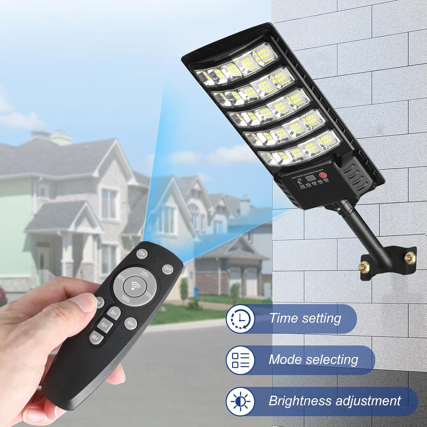 Ultra Helle Led-solarleuchte Für Außen Mit Bewegungsmelder, Ip65 Wasserdicht Für Garten, Hof Und Einfahrt, Kabellose Sicherheitsbeleuchtung (37 X 15,6 Cm)-lsw