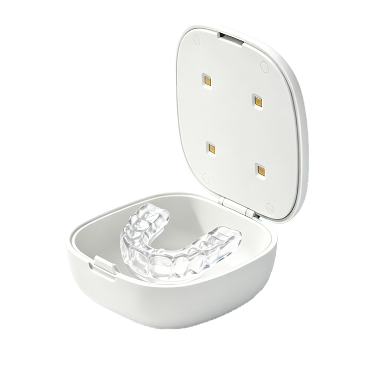 Tragbarer Uv-led-sterilisator Für Unsichtbare Zahnspangen Und Prothesen – Schnelle Kabellose Reinigung, Ideales Geschenk Für Senioren-lsw