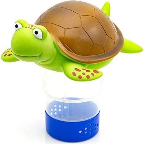 Schwimmender Chlordosierer Für Tiere In Premiumqualität, Geeignet Für 7,6 Cm Große Chemikalien-tabletten, Bromhalter (schildkröte)