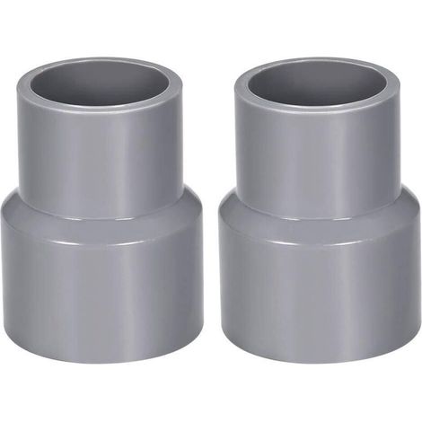 Pvc-rohrreduzierstück 32 Mm X 20 Mm – Graues Abflussrohrverbindungsstück – Stoßfest – Für Entwässerung Und Abfluss – 2er-pack