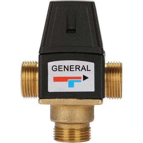 Thermostat-mischventil Aus Messing, 3-wege, Außengewinde Dn20, Thermostat-mischventil Aus Messing Für Solarwarmwasserbereiter