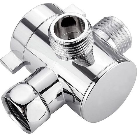 3-wege-dusch-umstellventil G1/2 Zoll, Multifunktionaler Wasserverteiler, Duschadapter, Duschkopf-zubehör, Ersatzteile Für Das Badezimmer.