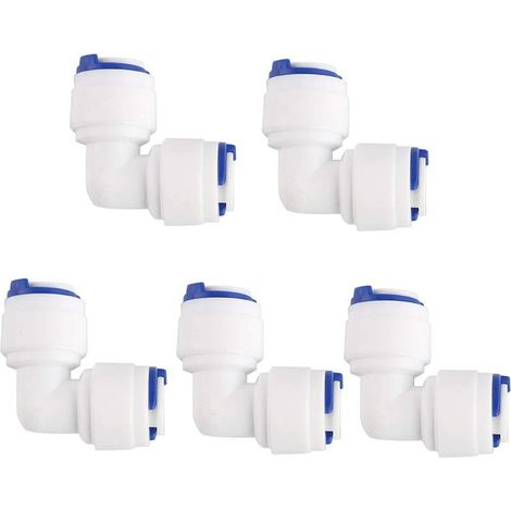 1/4" Schnellanschluss Für Wasserreiniger, Rohranschlüsse, Push-fit-wasserfilter-verbinder Für Ro-umkehrosmose-system, 5 Stück