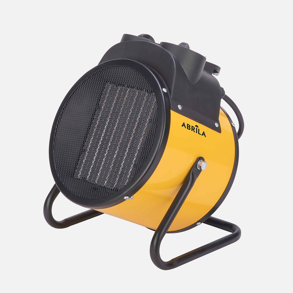 Industrielle Keramikheizlüfter Dover 9000w Gelb 3pot 400v Dreiphasig Verstellbarer Thermostat