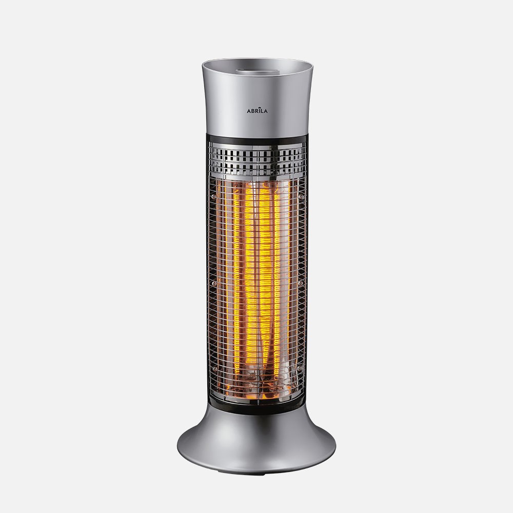 Elektrische Kohleofen Yuma 900w Silber/schwarz 2pot Oszillierend