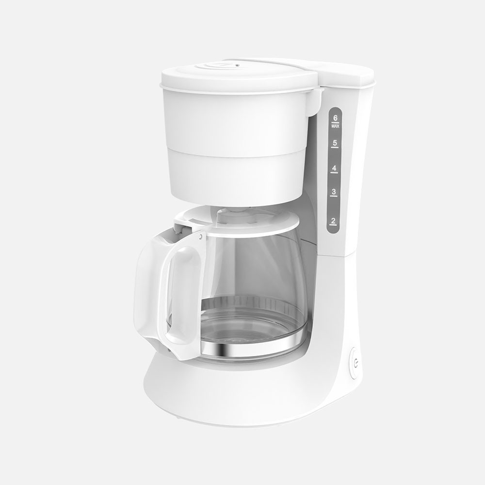 Drip-kaffeemaschine Xena 6 Tassen Weiß 600w Dauerfilter