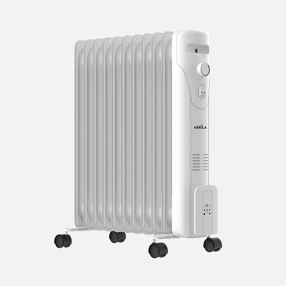 Ölstrahler Duncan Weiß 2500w Mit Regulierbarem Thermostat