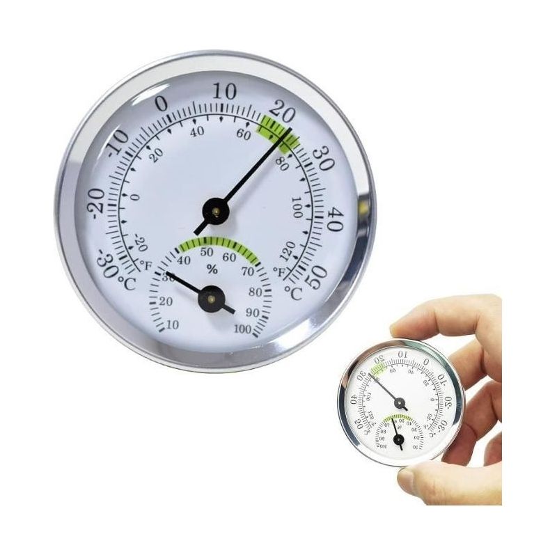 Hygromètre Thermomètre,thermomètre D'Intérieur Et D'Extérieur,capteur D'Humidité,hygromètre Intérieur,hygromètre Analogique