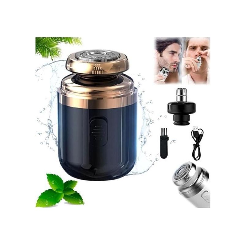 Eternal Starlight 2-in-1 Portable Mini Capsule Shaver, Capsule Razor Portable Electric Shaver, Capsule Razor,capsule Rasoir(black)
