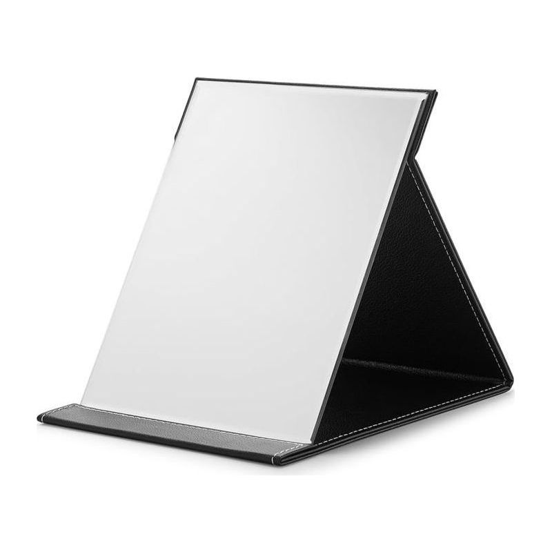Grand Miroir Pliable, Miroir De Maquillage De Voyage Avec Support Réglable, Miroir De Vanité Ultra-mince