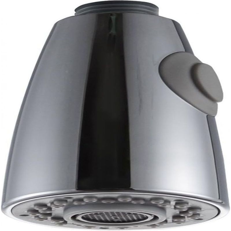 Pommeau De Douche Extractible Monobloc De Remplacement - Électroplaqué,lavabo De Pulvérisation, Résistant Aux Éclaboussures, Chrome Poli Pour Salle De Bains Et Cuisine (placage)