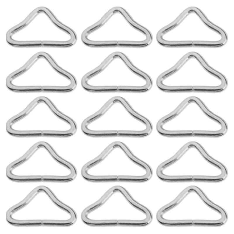 Ressort De Trampoline, Boucle De Triangle De Trampoline, Trampoline V Bagues En Acier Inoxydable Triangle Bagues Boucle Pour Bracelet Keeper Trampoline Bounce Bounce Accessoires 10pcs