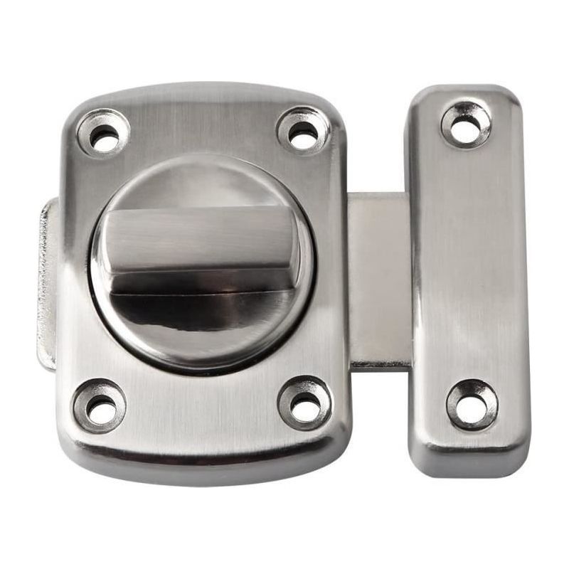 Verrous Porte Rotatif Loquet Porte Sécurité Serrure De Porte Tournante Avec 6 Boulons Pour Porte, Fenêtre, Armoire Et Jardin