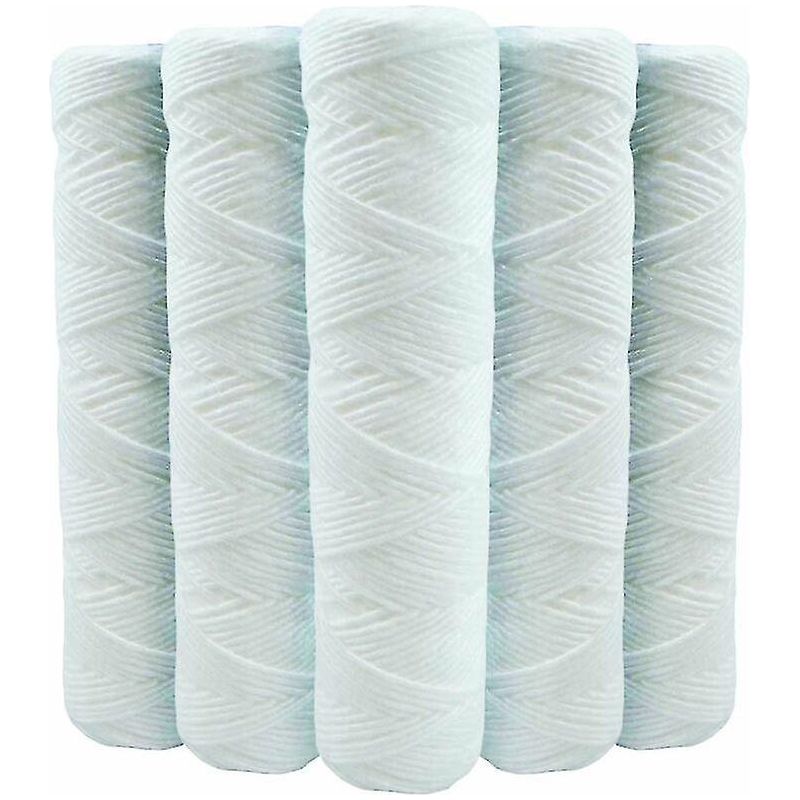 Lot De 5 Cartouches Filtrantes Filtrantes Anti Sédiments 9 Pouces 3/4 - 5 Microns Compatible Avec Filtres 10 Pouces Fabriqué En France-kryc