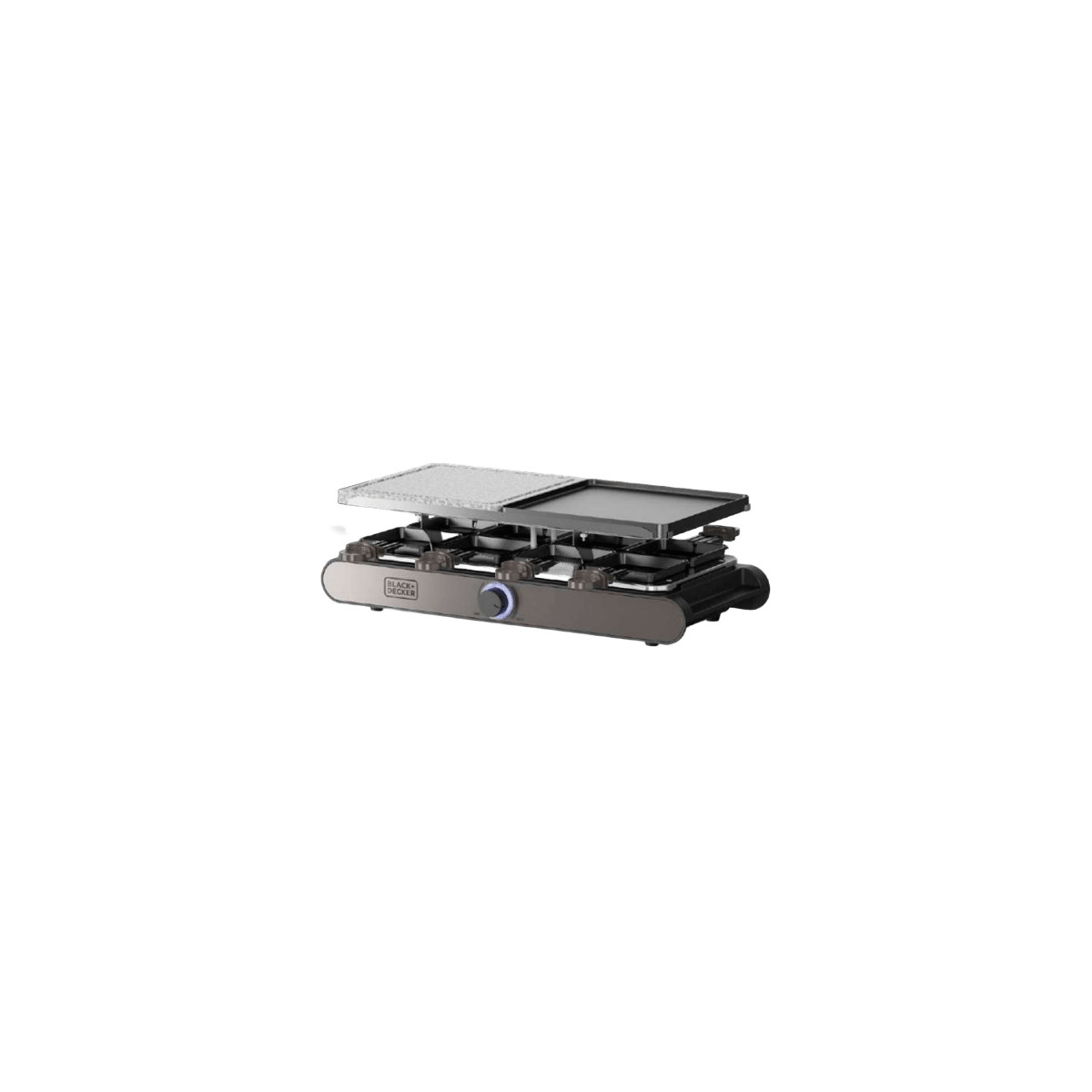 Black & Decker Bxfc1400e Raclette Grill 1400 W Schwarz