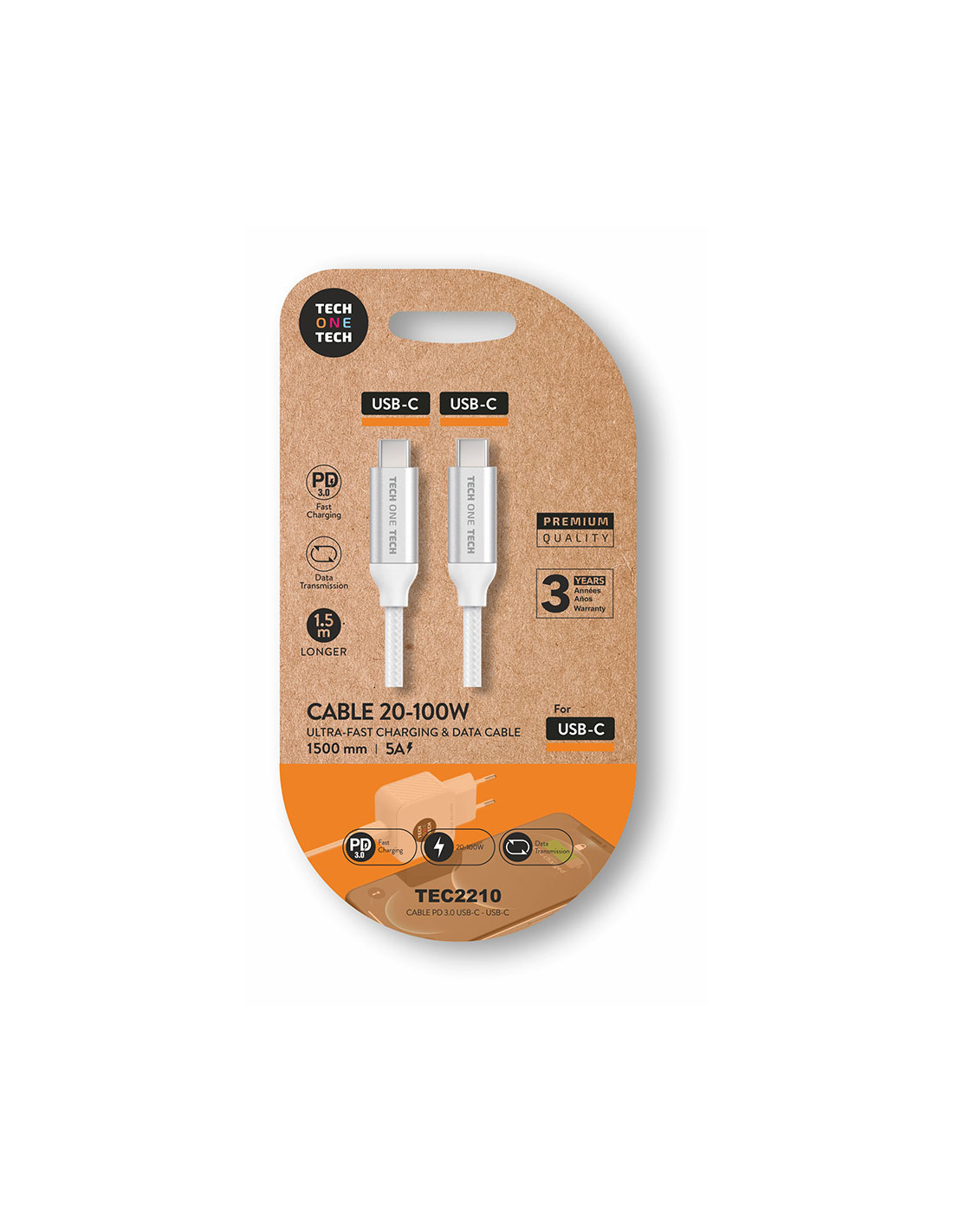 Usb-c Zu Usb-c Kabel 1,5 M 100 W