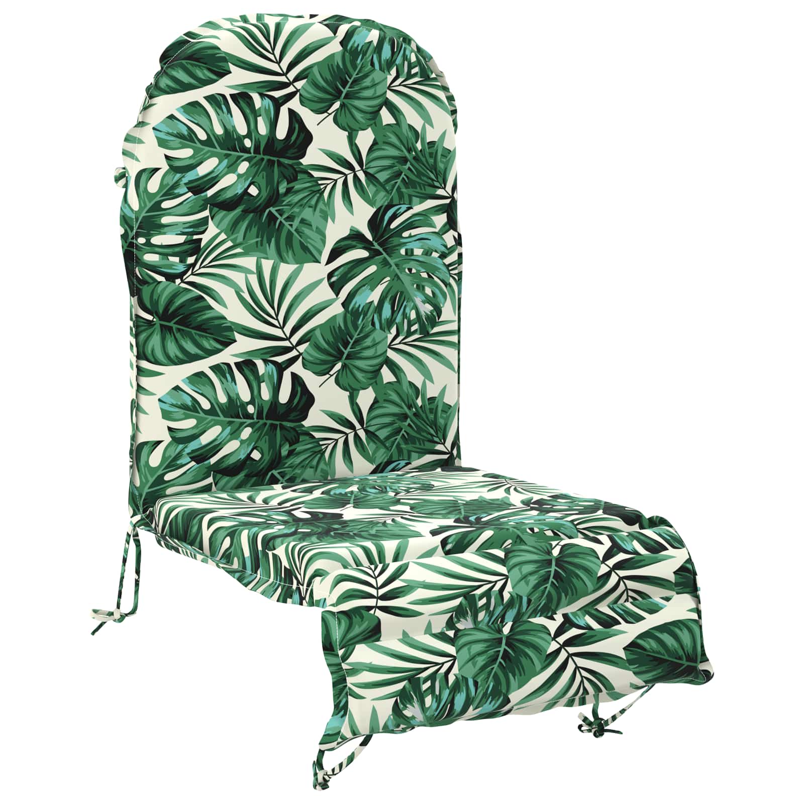 Adirondack-stuhl-auflage Gemert 100 % Polyester Blattmuster Vidaxl