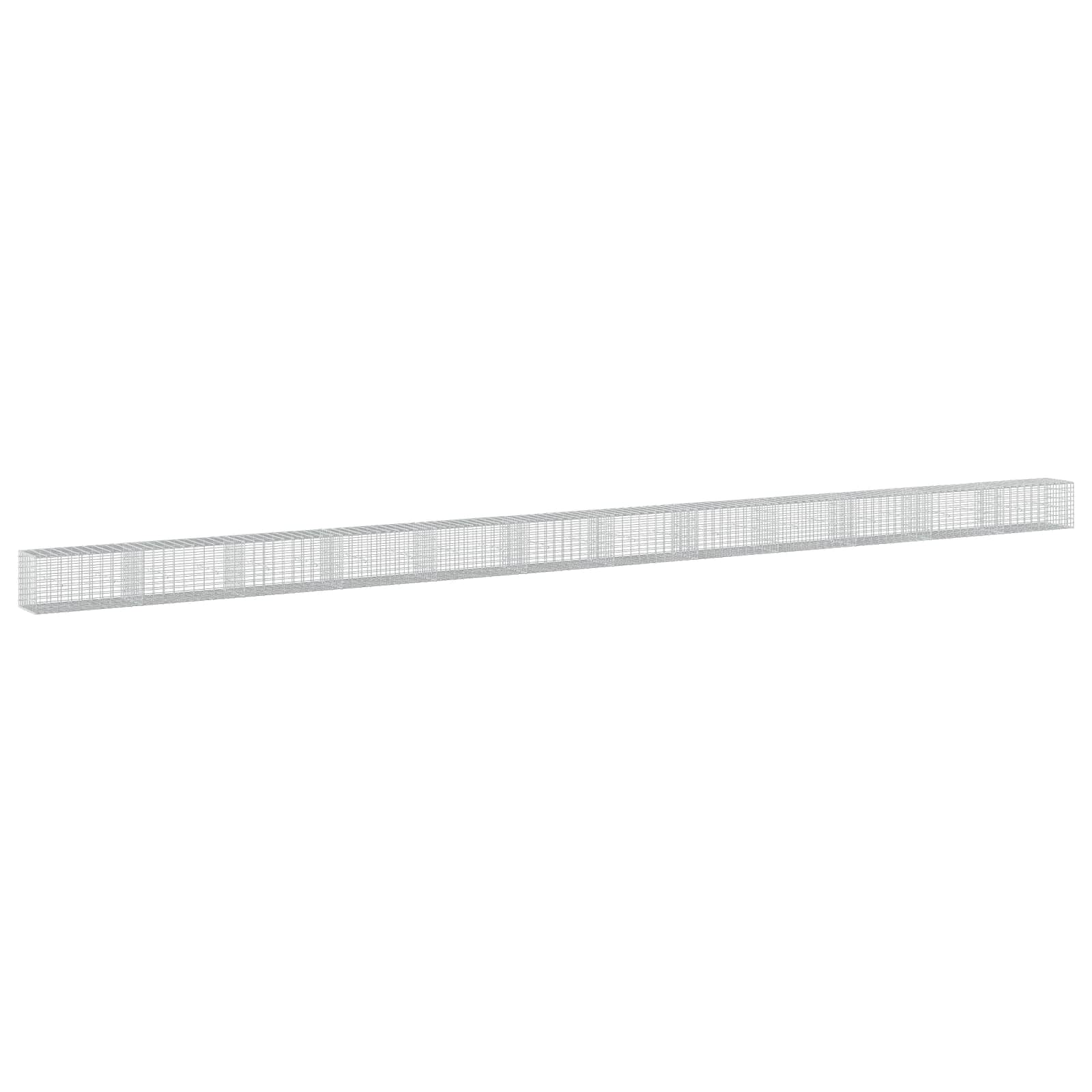 Gabione Mit 3,5 Mm Draht Und 5x10 Cm Maschen 1200x50x50 Cm Vidaxl