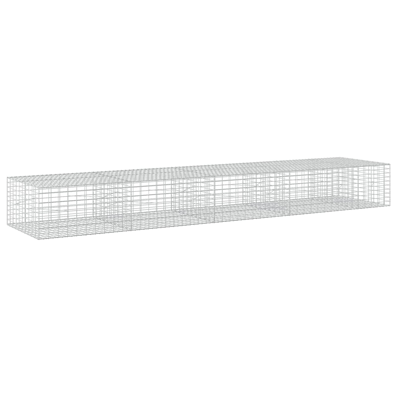Gabione Mit 3,5 Mm Draht Und 5x10 Cm Maschen 450x100x50 Cm Vidaxl