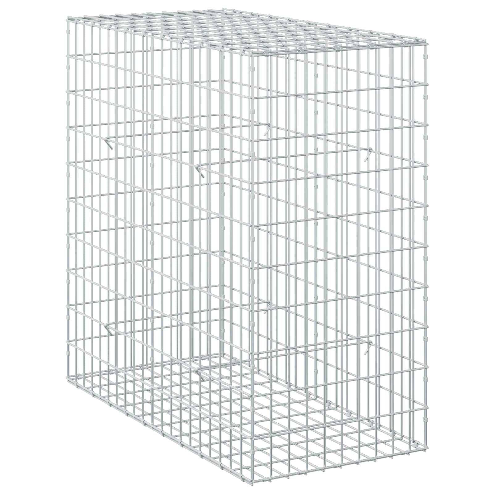 Gabione Mit 3,5 Mm Draht Und 5x10 Cm Maschen 50x100x100 Cm Vidaxl