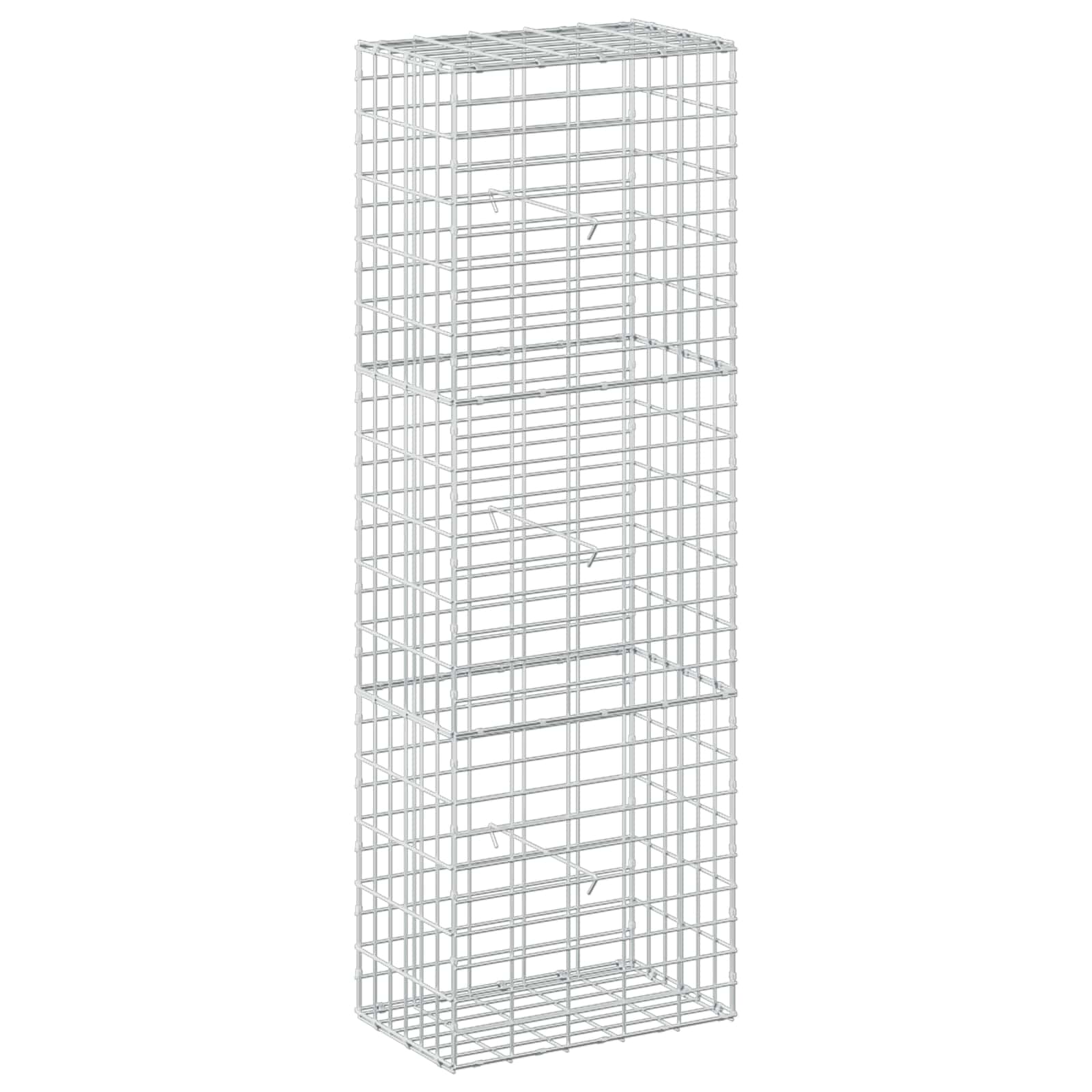 Gabione Mit 3,5 Mm Draht Und 5x10 Cm Maschen 50x30x150 Cm Vidaxl