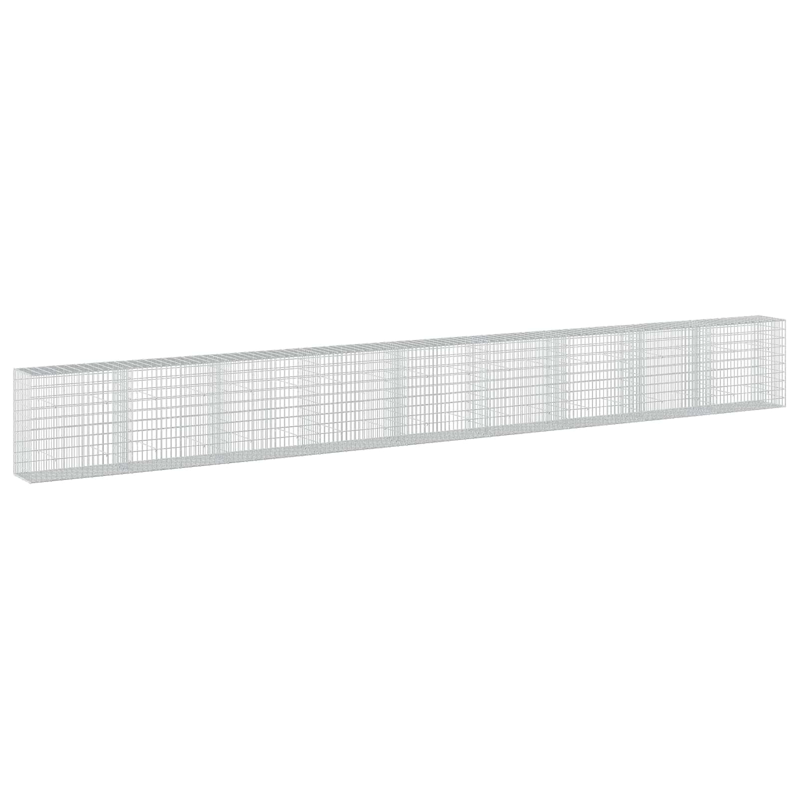 Gabione Mit 3,5 Mm Draht Und 5x10 Cm Maschen 900x50x100 Cm Vidaxl