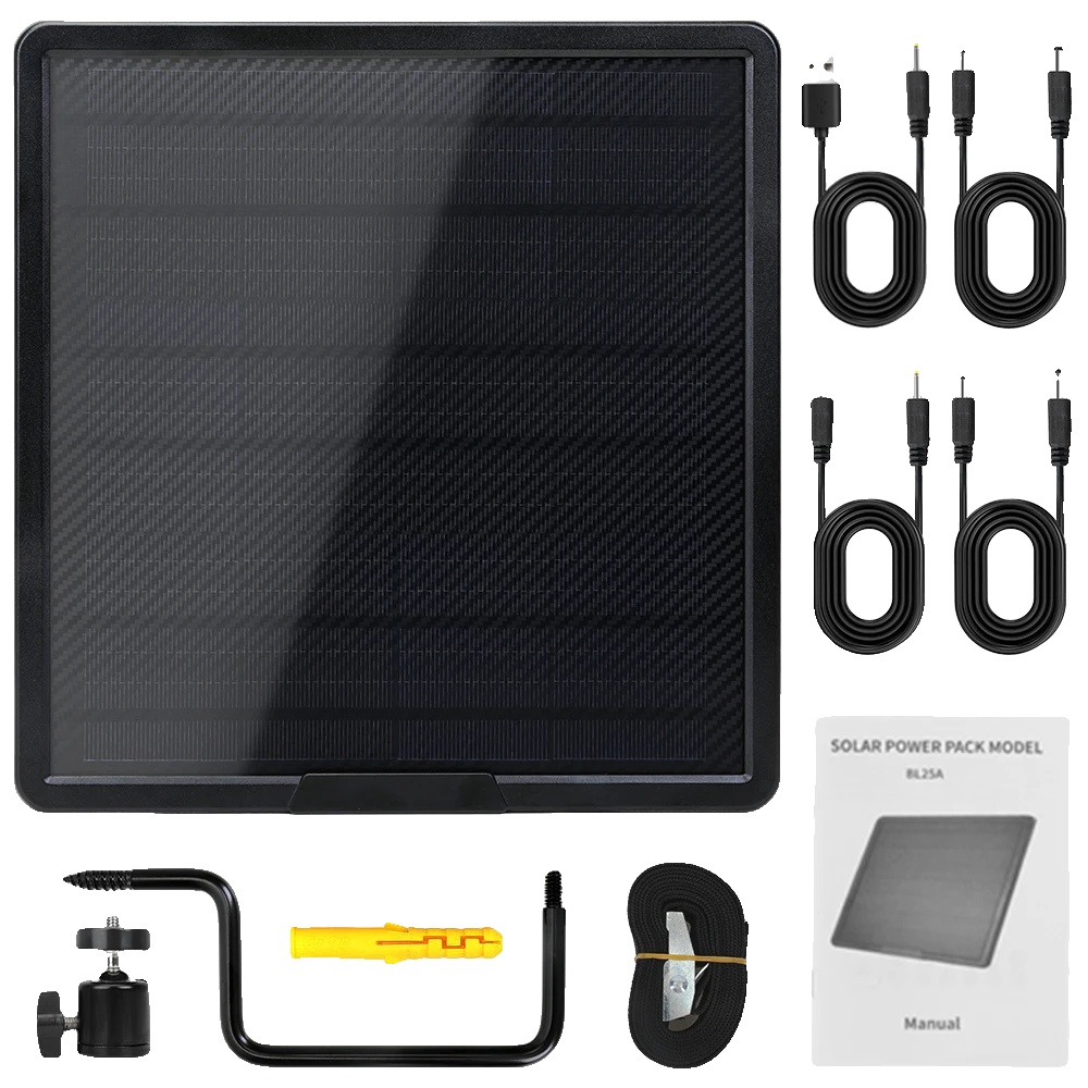Trail-kamera-solarpanel, 25000mah Kapazität, Ip66 Wasserdicht, Wg25000
