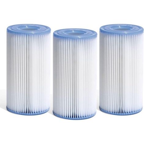 Convient Pour Cartouche De Filtre Intex 29003 A 3-pack - 11 Cm X 20 Cm - Convient Pour Les Cartouches De Filtre De Pompe À Eau De Piscine