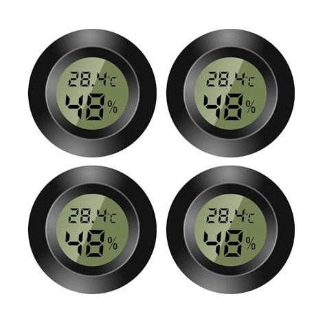 Digitales Mini-hygrometer Mit Lcd-bildschirm Für Den Innen- Und Außenbereich. Feuchtigkeitsmesser Für Luftbefeuchter Und Keller.