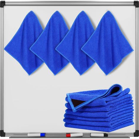 8er-pack Magnetische Reinigungstücher, Trocken Abwischbar, Mikrofaser, Magnetischer Whiteboard-radierer, Waschbar, Wiederverwendbar Für Klassenzimmer, 10 X 9,25 Zoll (blau)