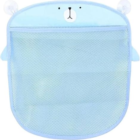 Wandmontierte Aufbewahrungstasche Für Babybadespielzeug – Faltbares Netz Für Schnellen Wasserablauf In Badewannenecken, 20 Cm
