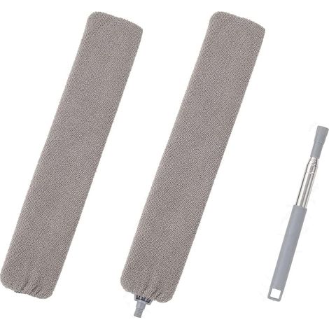 Teleskop-staubwedel, Mikrofaser-staubwedel Mit Edelstahlgriff