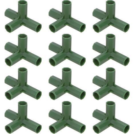 12 Stück 11 Mm Gewächshausrahmen-konstruktionsverbinder